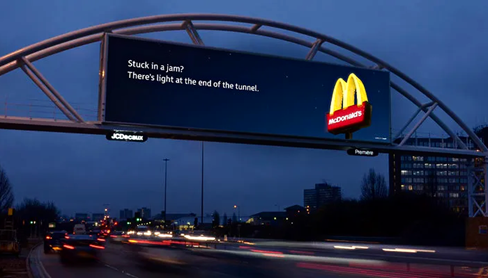 mcdonalds billboards